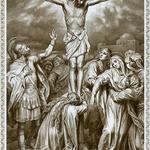 The Crucifixion.  Drawing Heinrich Hoffmann.