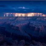 Lightening storm over the Grand Caynon